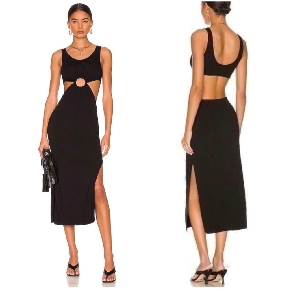 Solid & Striped Bailey Black Ring Cutout Sides Ba… - image 1